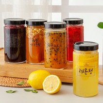 수제청 수제과일청 생일선물 자일로스 망고청 자몽청 백향과청 딸기청 패션후르츠청 과일청 자두청, 레몬