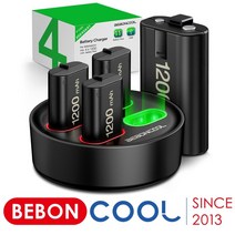 Xbox 시리즈 XSXbox One SX 무선 컨트롤러용 4X1200mAh 충전식 배터리 USB 충전기 Xbox One Controle용 무선 컨트롤러 배터리, 협동사