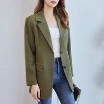 대학생 오버사이즈 나들이 하객룩 싱글 정장자켓 면접 하프 유니크 요즘유행 긴팔