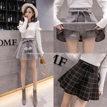 녕동 J2596 여성 모직 미니 스커트