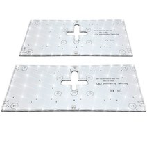 케이라이팅 LED모듈 삼성 3528 6500K 사각방등 50W, 3528 주광색 50W[400X165mmX2장], 1set