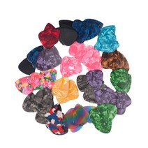 NAOMI Guitar Picks 100PCS 셀룰로이드 기타 픽 Plectrum 일렉트릭 부품 액세서리 다양한 색상
