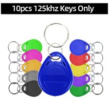 신용 카드 리더기 휴대용 모바일 포스 단말기 125KHz RFID 복사기 라이터 프로그래머 리더 ID 카드 복제기, 한개옵션1, 03 Only 10pcs Keys