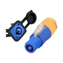 파워콘2pcs/1set 방수 Powercon 커넥터 20a 250V 3 핀 NAC3FCA 및 NAC3MPA1 전원 남성 플러그 여성 섀시, 01 3Pins