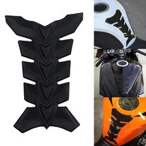 3d 오토바이 액세서리 가스 연료 탱크 패드 스티커 데칼 for kawasaki ninja 650r er6f er6n versys w800 se z750s, 검은색