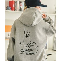 [빠른출고]/꼼파뇨 넌슬립 자수 후드 그레이