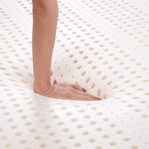 푹신한 천연 라텍스 매트리스 5CM 두께 뒷 목 경부 척추 보호대 바디 마사지 싱글 더블 트윈 퀸 사이즈