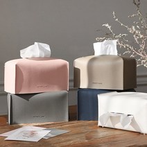 라이크홈즈 국내제작 호텔식 고급 티슈 케이스 티슈커버 5color, 크림아이보리