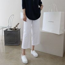 여성바지 와이드팬츠 마 린넨 여름 9부바지NK010