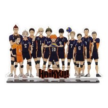 애니메이션 Haikyuu!! 아크릴 스탠드 피규어 모델 테이블 플레이트 배구 소년 액션 장난감 활동 데스크 장식 장식품, H13