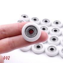 랫풀다운도르레 등운동 파워렉 가정용 10 개/몫 18/23 미리메터 양면 금속 씰 패스너 욕실 베어링 도어 러, 01 695ZZ 5X23X7.5mm