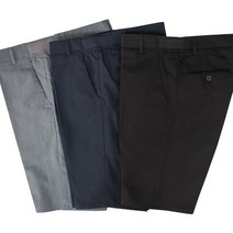 5부 옆밴딩 스판 슬랙스 정장 반바지 3종_AJ551TO3
