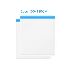 가정용진공포장기 전기 공기 팽창기 압축기 펌프 의류 압축 팩 space saver 실링기, 협력사, 2개 100x130cm