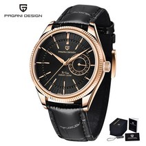 30대 남자시계 명품 럭셔리 쿼츠 시계 PAGANI Design- 클래식 레트로 남성용 자동 사파이어 일본 VH65 200 미터 다이빙