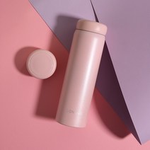 공유 진공 보온 보냉 스텐 크림 텀블러, 핑크