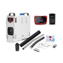 차량용 선풍기 주차 히터 기계 올인디젤 에어 통합 제상 LCD 영어 원격 제어 트럭 보트 자동차 12V 8KW, 없음, 2.pure white