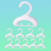 리앤베르 명품 가방 핸드백 스카프 넥타이 다용도 정리 옷걸이, 10p, 화이트