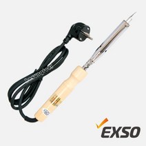 엑소 일자형 나무인두(220V) JY-21004 80W 500 275 (1EA) 인두기 인두용품 용접 전기 조명 인두공구 일반인두기