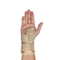 손목 보호대 염좌 부목 밴드 스트랩 보호대 정형 외과 팔찌 관절염 손목 터널 오른손/왼손 보호대 1 개, 03 Beige_04 Right L-XL