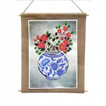 스쿨문구 클레이 수묵화 족자1 백자 diy 만들기, 없음