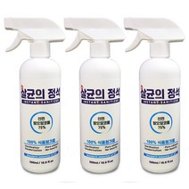 살균의정석 스프레이 소독제 천연발효알콜 500mlX3개, 500ml 3개