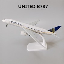 비행기모형 20cm 모델 비행기 사우디 아라비아 항공 B747 보잉 747 금속 합금 항공기 w 휠 랜딩 기어 완구 모형, [19] UNITED B787