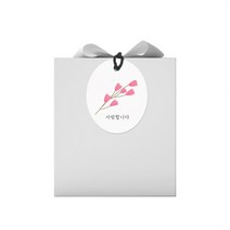 [인디케이] 타원 사랑 꽃가지 텍 10개