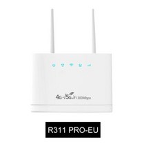 유무선공유기 와이파이 R311 PRO 4G 라우터 휴대용 모뎀 외부 안테나 SIM 카드 슬롯 인터넷 연결 와이드 커버리지, R311 PRO EU