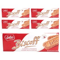 로터스 비스코프 커피 쿠키 비건, 250g, 5개