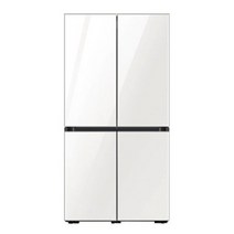 삼성전자 비스포크 냉장고 4도어 프리스탠딩 RF85B9121AP (874L 글램화이트), 단품