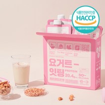 칼로비스 잇팅 요거트맛 1BOX (7포) 단백질 20.4g 고함량 체중조절용 단백질 쉐이크