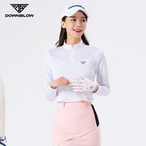 다운블로우 여성 집업 스판 메쉬 긴팔티셔츠 1102W