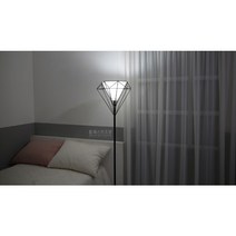 다이아 장 스탠드 무드등 거실 플로어 조명 인테리어 실내 장식, 다이아장스탠드+LED볼전구숏타입(주광색)