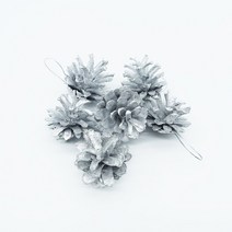 포인트 솔방울 장식 크리스마스트리 데코 포장 -S
