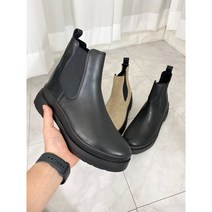 남자 5cm 커스텀 더블솔 첼시부츠
