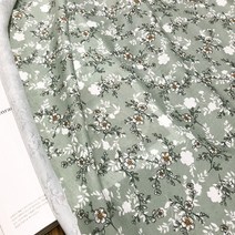 패브릭샵 200cm 초대폭 30수 싱글 다이마루 팝콘플라워 3컬러, 그레이