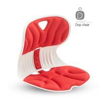 [DSP]콤비체어 와이드형 커브 좌식 바른자세 허리교정 의자 등받이, 콤비(와이드)D22-레드