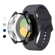 헤이맨 갤럭시워치5 TPU 풀커버 케이스, 40mm, 블랙