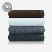 베이직 30수 150타올 4매세트 운동센터 마사지 스파 피부관리실 모텔 펜션 목욕 세면 수건, 라이트그레이 4매
