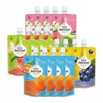 쁘띠첼 워터젤리 130ml x 10개, 워터젤리 복숭아+포도 10개
