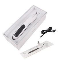 페이스마사지 led 피부 관리 갈바닉 마사지기오존 플라즈마 펜 휴대용 전문가용 여드름 측정기 흉터 제거, 02 white