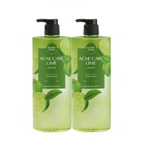 해피바스 프루츠크러시 바디워시 아크네케어 라임 900g 2개