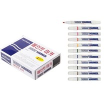 문화 페인트마카 칼라별 12개입 1박스, 실버