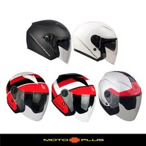 MT BOULEVARD 볼레바드 오픈페이스 엠티 헬멧 오토바이 바이크 스쿠터, 블랙레드화이트(3색)