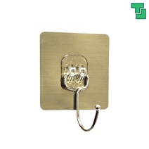 트렌드리빙 최신 초강력 무타공 접착식 후크걸이, 20개, 메탈
