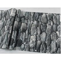 폼블럭벽지 셀프아트월 붙였다떼는 접착식 파벽돌 beibehang 돌 벽지 시뮬레이션 레트로 인조 바위 3d 벽지 레스토랑 문화 돌 배경 벽 종이 papel de 88, 283054, 5.3㎡