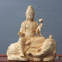 보현보살 문수보살 나무아미타불 개업고사상 부처상 불상 불교용품 회양목 조각 불상 단단한 나무 만주리, 01 Samantabhadra