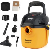 습식청소기 Shop-Vac 무선 3.8L(1갤런) 습식/건, 03 옐로우