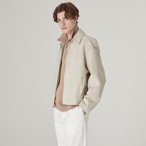 산드로옴므 23SS 시즌오프 20% 드롭 숄더 램스킨 자켓 HKM43L3 176401