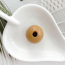 헤세드 컬러 나무구슬 우드구슬 우드볼 마크라메 공예재료 (10개), 카멜